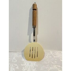 Vintage Bonny Nylon Spatula Slotted Utensil Pancake Flipper light cream-colored